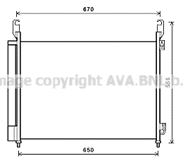 Condenser, air conditioning (RTA5466D)