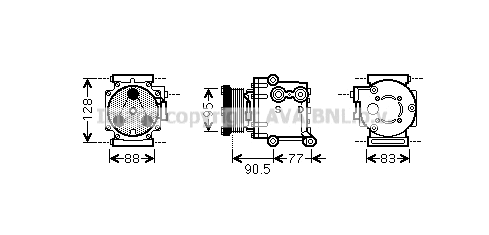 Compressor, air conditioning (FDAK434)