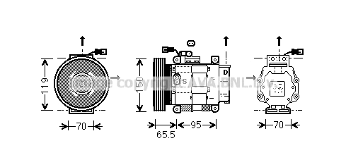 Compressor, air conditioning (FTK031)