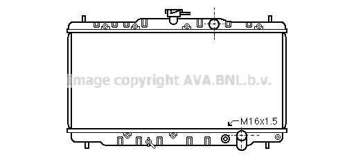 Radiator, engine cooling (HD2054)
