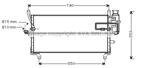 Condenser, air conditioning (FT5178)