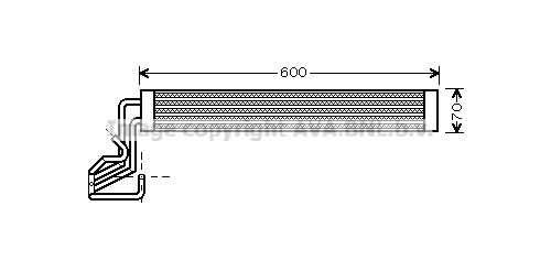 Oil Cooler, steering (VN3264)