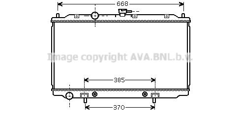Radiator, engine cooling (DNA2218)