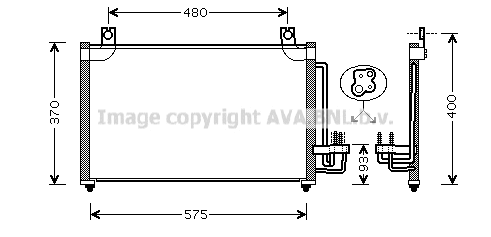 Condenser, air conditioning (KA5031)