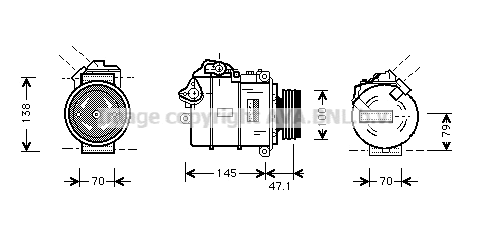 Compressor, air conditioning (BWAK306)