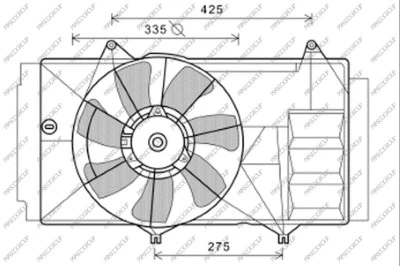 Fan, engine cooling (TY324F003)