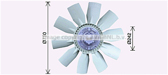 Fan, engine cooling (VLF098)
