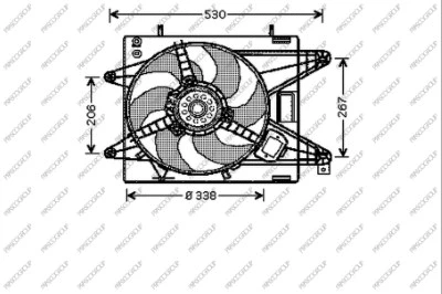 Fan, engine cooling (FT137F001)