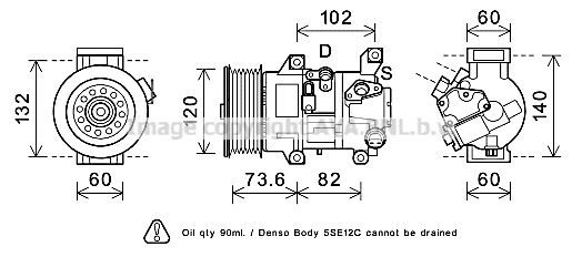 Compressor, air conditioning (TOK610)