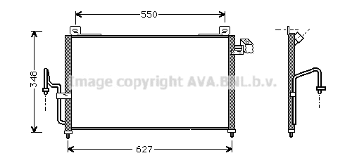 Condenser, air conditioning (MZ5147)