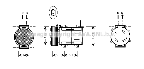 Compressor, air conditioning (FDK352)