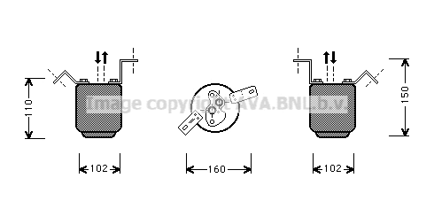 Dryer, air conditioning (BWD225)