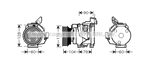Compressor, air conditioning (TOK437)