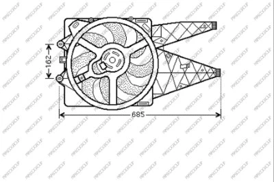 Fan, engine cooling (FT342F009)