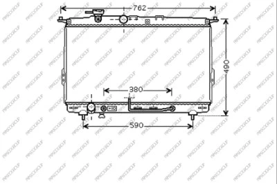 Radiator, engine cooling (HN021R003)