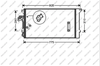 Condenser, air conditioning (AD830C001)