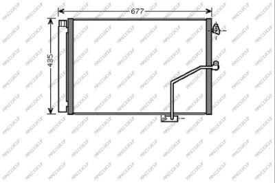 Condenser, air conditioning (ME029C001)
