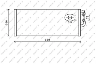 Radiator, engine cooling (BM101R007)