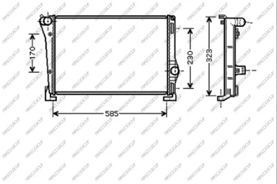 Radiator, engine cooling (FT133R008)