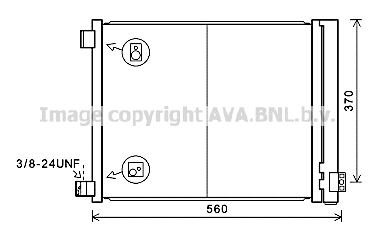 Condenser, air conditioning (DN5427D)