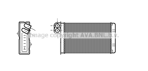 Heat Exchanger, interior heating (PE6233)