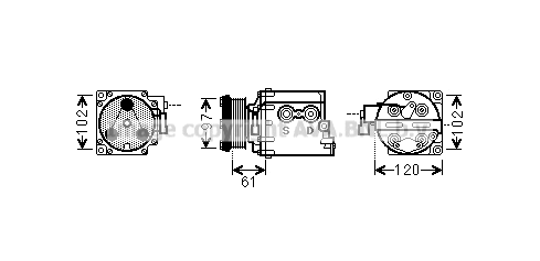 Compressor, air conditioning (FDAK436)