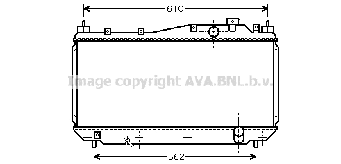Radiator, engine cooling (HD2113)