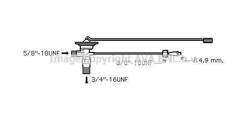 Expansion Valve, air conditioning (MZ1174)
