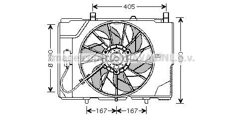 Fan, engine cooling (MS7501)