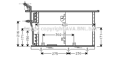 Condenser, air conditioning (MS5244)