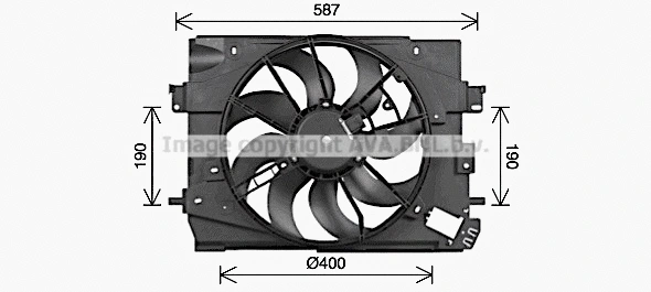 Fan, engine cooling (RT7662)
