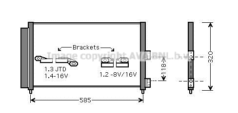 Condenser, air conditioning (FT5289D)