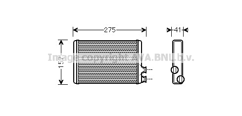 Heat Exchanger, interior heating (CNA6305)