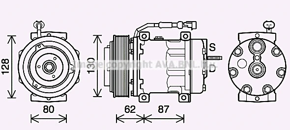 Compressor, air conditioning (DFAK073)