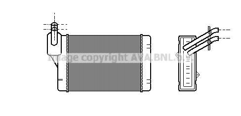Heat Exchanger, interior heating (VN6069)