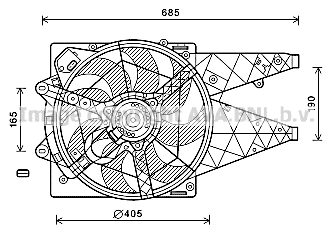 Fan, engine cooling (FT7597)