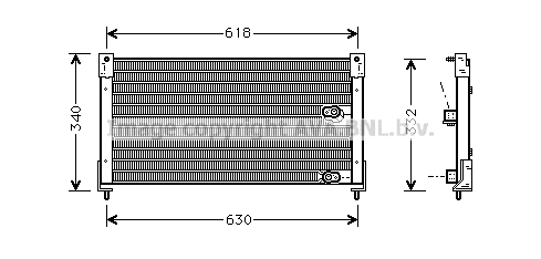 Condenser, air conditioning (AU5116)