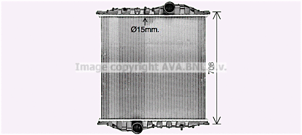 Radiator, engine cooling (ME2313N)