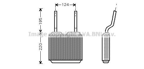 Heat Exchanger, interior heating (OL6132)