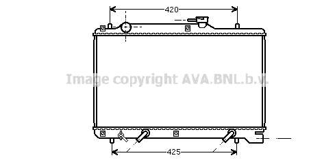 Radiator, engine cooling (SZ2049)