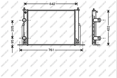 Radiator, engine cooling (FT420R002)