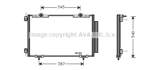 Condenser, air conditioning (TO5266D)