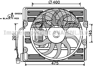 Fan, engine cooling (BW7526)