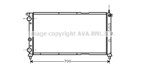 Radiator, engine cooling (FTA2143)