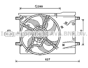 Fan, engine cooling (CN7551)