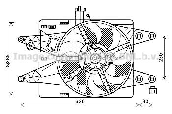 Fan, engine cooling (FT7606)