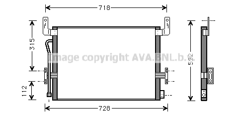 Condenser, air conditioning (RE5013)
