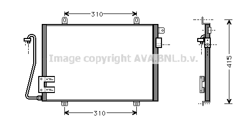 Condenser, air conditioning (RT5232)