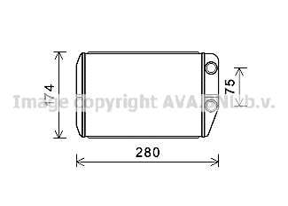 Heat Exchanger, interior heating (FT6410)