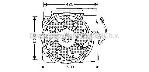 Fan, engine cooling (BW7511)